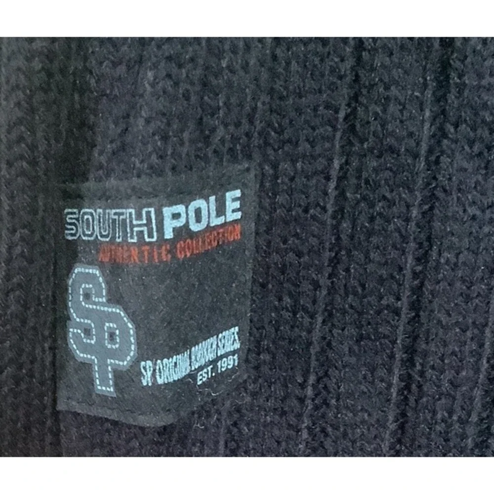 South Pole men's sweater M vntg 90s 00s y2k hip hop Blue  turtleneck